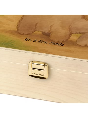 Mr. & Mrs. Panda Teekasten Wombat Design ohne Spruch in Weiß