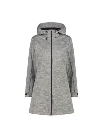 cmp Mantel, Funktionsjacke WOMAN COAT FIX HOOD in Grau