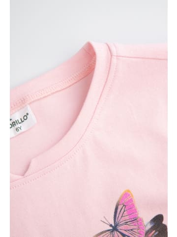 Coccodrillo Langarmshirt in gedämpftes Rosa