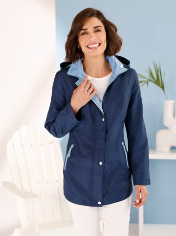 Sieh an! Funktionsjacke in marine-hellblau