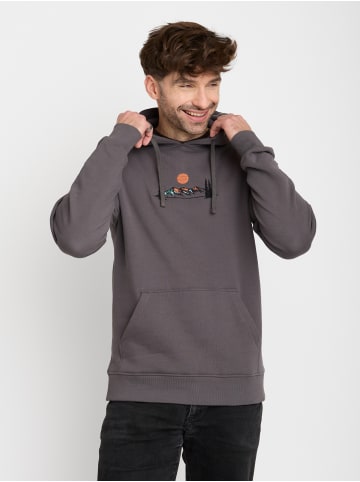 GreenBomb Hoodie Nature Mountain Chip in Anthracite