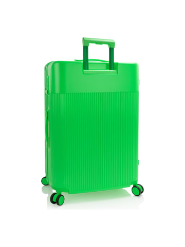 Heys HiLite 4 Rollen Trolley L 74 cm mit Dehnfalte in island green