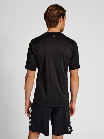 Hummel T-Shirt Hmlcore Herren in BLACK/BLAZING YELLOW