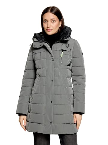 AMBER & JUNE Winterjacke mit Kapuze in Salvia