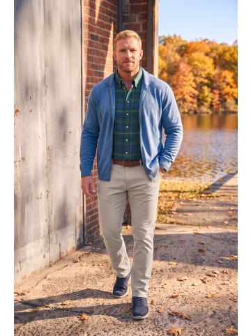 Men Plus Strickjacke in denimblau