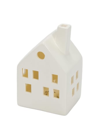Home&Styling Collection Keramische LED-Häuschen SCANDI, 3er-Set in Weiß