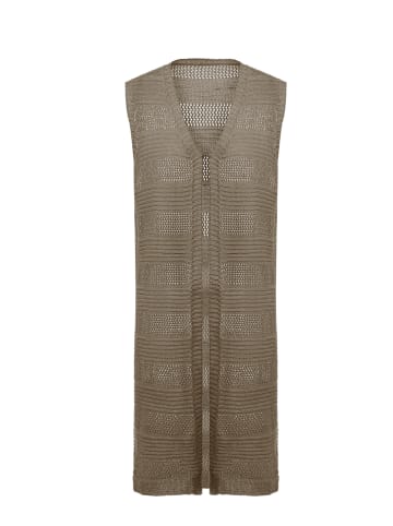 DreiMaster Klassik Vest in Taupe