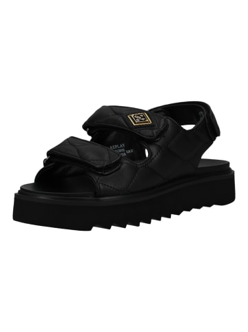 Replay Sandalen in Schwarz/Schwarz