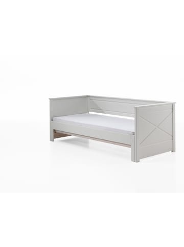 58 aufm Kessel FUNKTIONSBETT Kati 209x80x100 aus Massivholz+MDF in Weiß