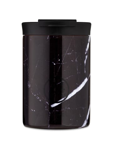 24Bottles Travel Trinkbecher 350 ml in black marble