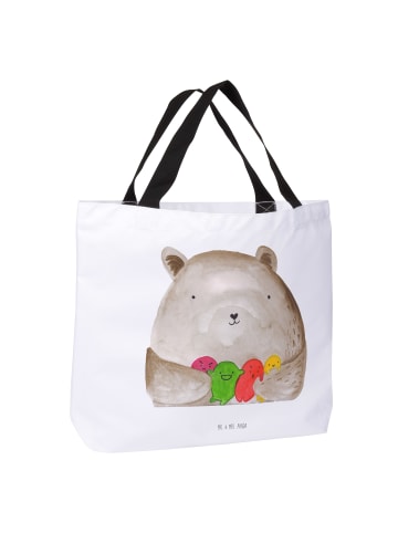 Mr. & Mrs. Panda Tote Bag Bär Gefühl ohne Spruch in Weiß