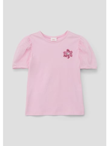 s.Oliver T-Shirt kurzarm in Pink