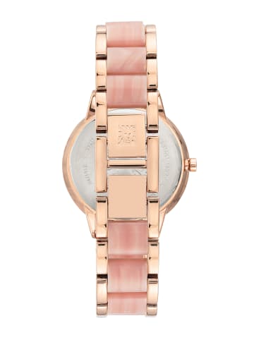 Anne Klein Quarzuhr Trend in rosa perlmutt / rosegold