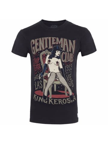 King Kerosin T-Shirt in Schwarz