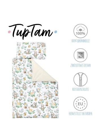 TupTam Kinder Bettwäsche 2-Teilig in creme