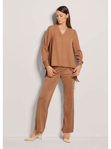 MADELEINE Tunika in modischer Kurzform in cognac