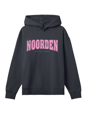 F4NT4STIC Hoodie Oversized Shirt Knut & Jan Noorden Collegiate in off black