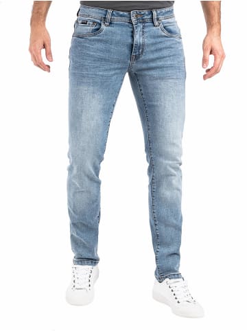 PEAK TIME  Slim-fit-Jeans Mailand in Light Blue