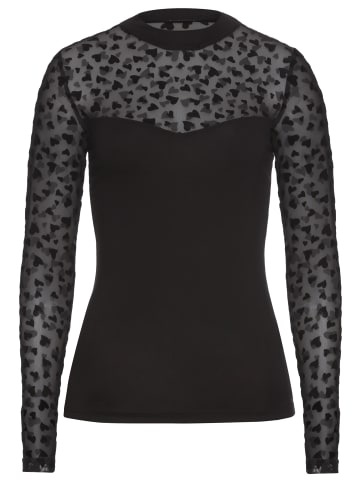 Laura Scott Langarmshirt in schwarz