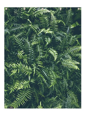 Juniqe Duschvorhang "Leaves I" in Grün