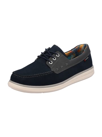 rieker Mokassin Schnürschuhe in Blau