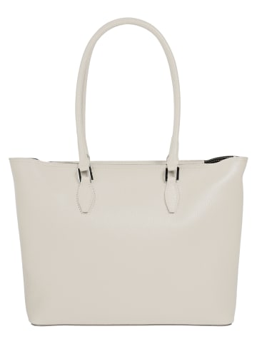 Cluty Shopper echt Leder in weiß