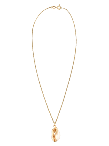 Elli Halskette 925 Sterling Silber Muschel in Gold