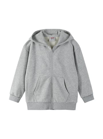 Reima Sweatjacke mit Kapuze " Huppuri " in Melange grey