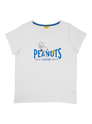 United Labels The Peanuts Snoopy Schlafanzug Hoopin League Pyjama Set Kurzarm in blau/weiß