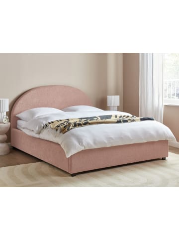 Beliani Doppelbett VAUCLUSE in Rosa - (W) 174 x (H) 112 x (L) 214 cm