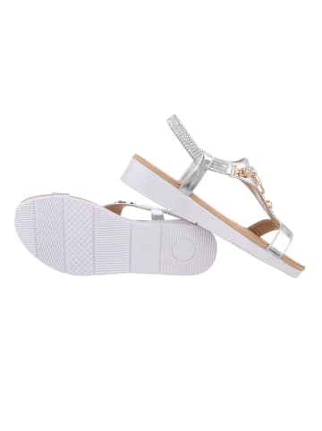 Ital-Design Sandale & Sandalette in Silber