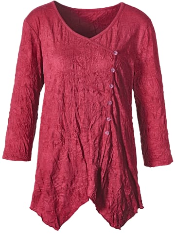 Sieh an! 3/4-Arm-Shirt in rot-meliert