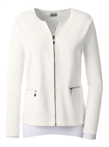 WITT WEIDEN Jersey-Blazer in weiß