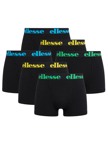 ellesse Boxershort 6er Pack in Schwarz/Bunt