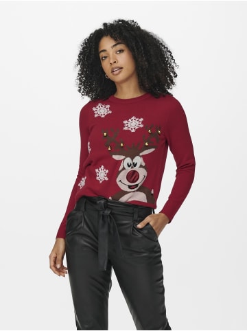 ONLY Strickpullover in High Risk Red