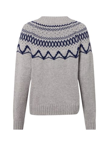 FYNCH-HATTON Wollpullover in grau marine - 0001