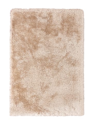 Kayoom Wohnzimmer Teppich – Hochflorteppich Cosy 210 120 x 170 cm in champagner - rechteckig