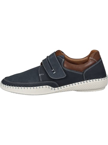 manitu Klettverschluss-Schuhe, Slipper in navy