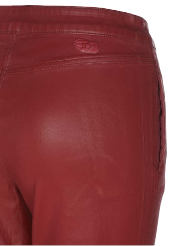 Diesel Lederhose für Damen in rot