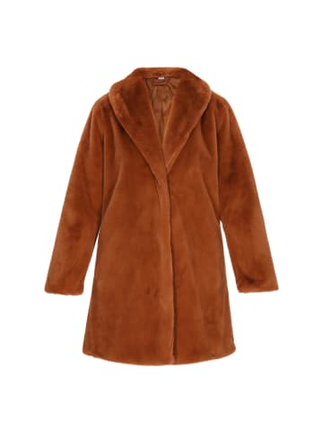 taddy Women Coat in Dark Cognac