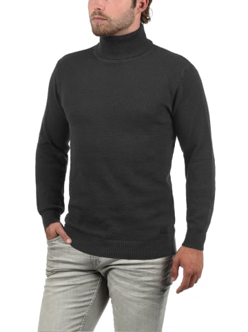 !SOLID Rollkragenpullover SDKarlos 21102717ME Strickpullover mit Perlstrickmuster in Grau