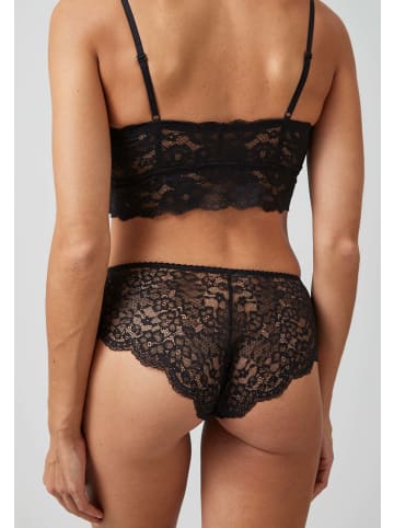 SNOCKS Hipster Panties aus Spitze Schwarz 3 Stück