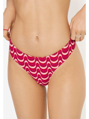 LSCN BY LASCANA Bikini-Hose in pink waves