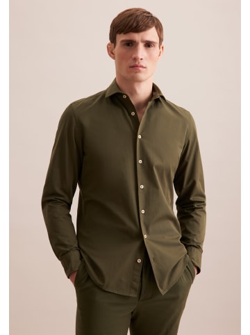 Seidensticker Casual Hemd Slim in Grün