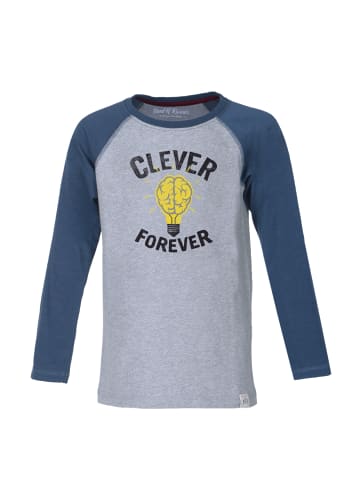 Band of Rascals Longsleeve " Clever Forever " in blau