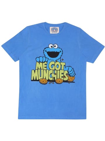 Sesamestreet T-Shirt "Famous Forever Me Got Munchies T-Shirt" in Blau