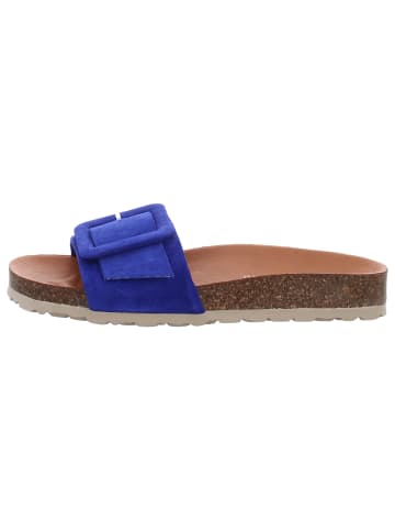 Verbenas Pantoletten in blau