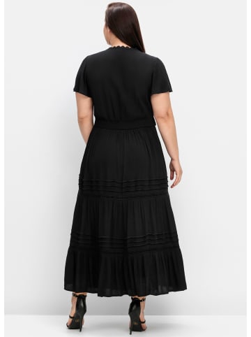 sheego by Joe Browns Maxikleid in schwarz