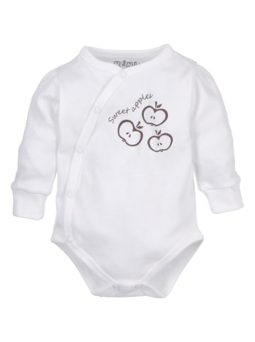 Nini Langarmbody Sweets Apples in weiss
