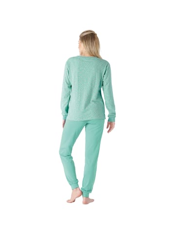 hajo Interlock-Jersey Schlafanzug in mint